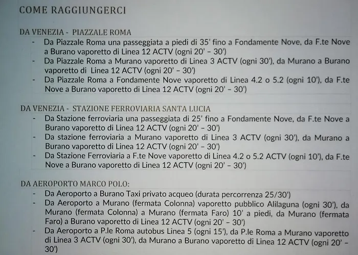 Appartement Casa Degli Artisti Burano